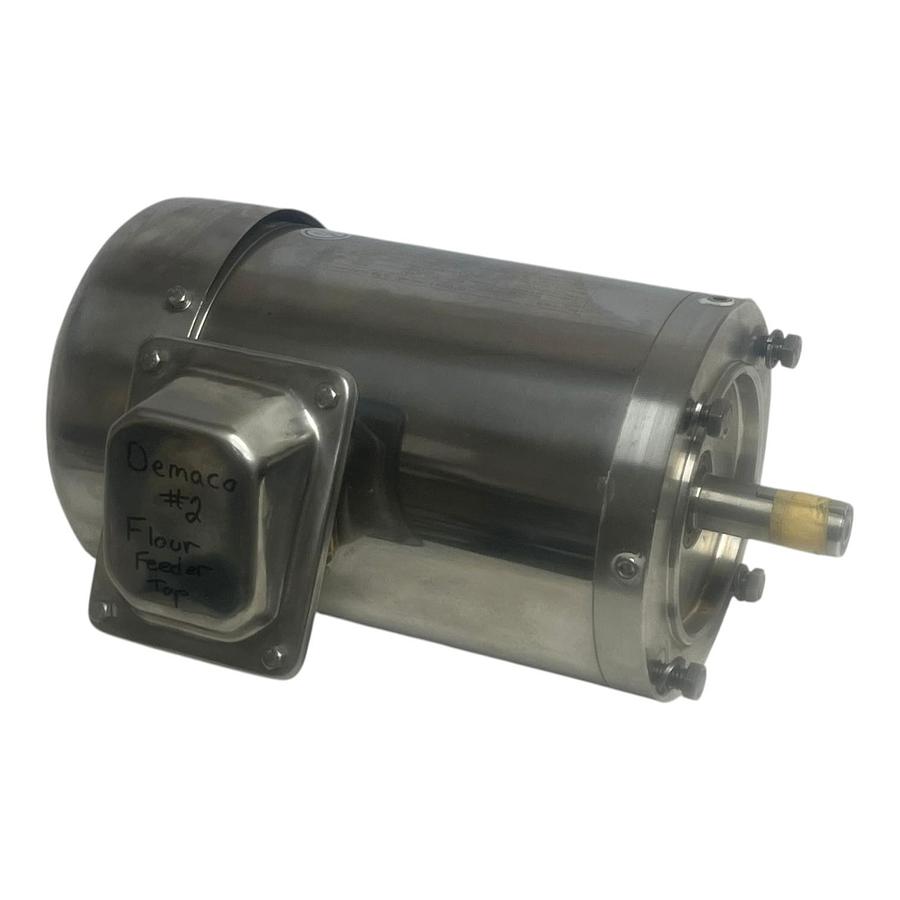 Used Dayton 6WY60C Washdown Premium 1.5 HP 3 Phase AC Motor 1750RPM Frame 145TC