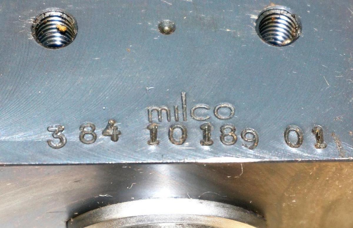 Used MILCO MANUFACTURING 448-10326-06 CYLINDER 4481032606