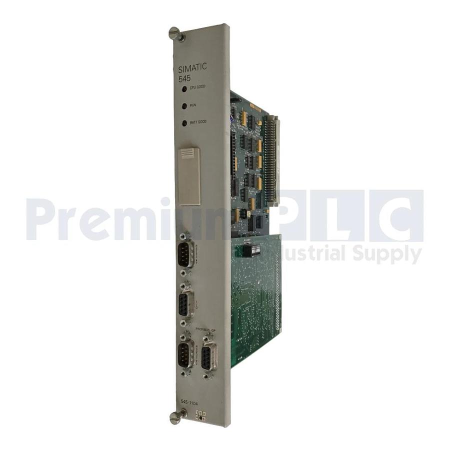Used USED SIEMENS TI 545-1104 SIMATIC 545 / TI545 / TI505 4-PORT CPU MODULE 5451104