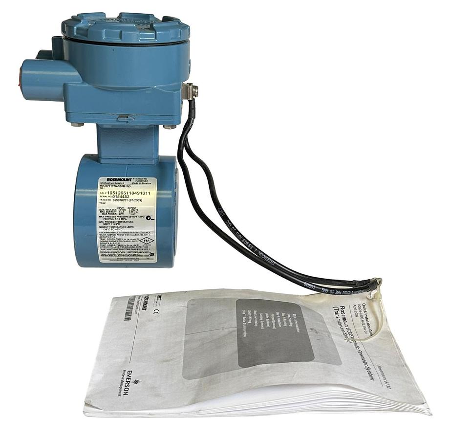 Used NEW ROSEMOUNT 8711TSA020R1N0 / 8732E MAGNETIC FLOWMETER SYSTEM 740PSI / 5.10MPa