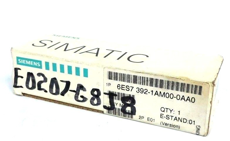NIB SIEMENS 6ES7-392-1AM00-0AA0 CONNECTOR E-STAND: 01 6ES73921AM000AA0
