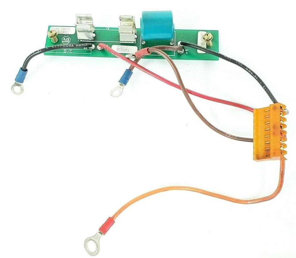 Used ALLEN BRADLEY 120880 FUSE BOARD REV. 02 KIT #: 120881, 120879-01 W/ SCREWS