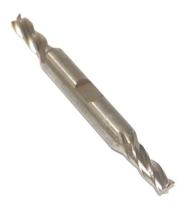 Used LOT OF 2 NEW DURAMILL CDA-10 1/4" END MILL, DOUBLE END, 56304