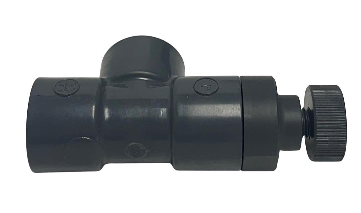 Used HAYWARD AV10100T GLOBE VALVE 1'' PVC ANGLE VLV THD W/ FPM O-RING SEAL OEM NSMP