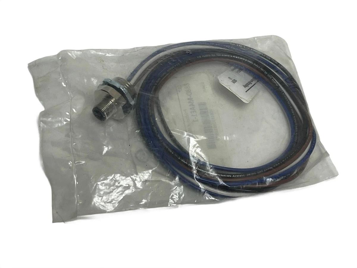 Used Allen-Bradley 888D-M4AE1-1 DC Micro Receptacle 4-Pin Male 18AWG 1M - NSFS