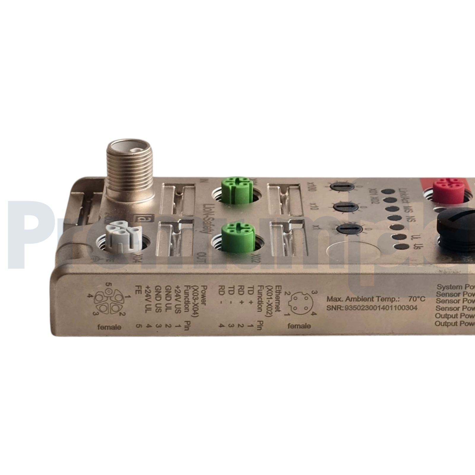 Used Lumberg 0980 SSL 3131-121-007D-202 EtherNet/IP | CIP Safety I/O Module 935023001