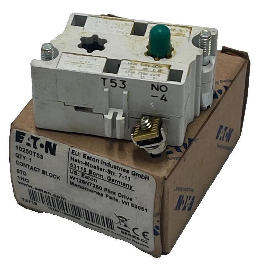 4 EATON 10250T53 STD CONTACT BLOCKS HEAVY-DUTY 2NC SERIES D2 600VAC NSMP