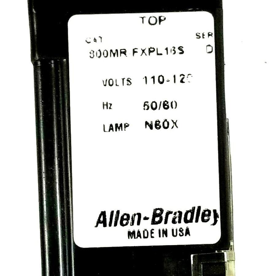 Used NEW ALLEN BRADLEY 800MR-FXPL16RAS / D ILLUMINATED PUSH/PULL UNIT 800MRFXPL16RAS