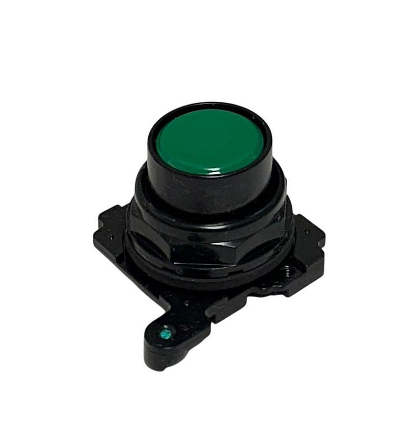 Used 4 EATON E34PB3 CORROSION RESISTANT OPERATOR PUSH BUTTONS GREEN SERIES A1 NSMP