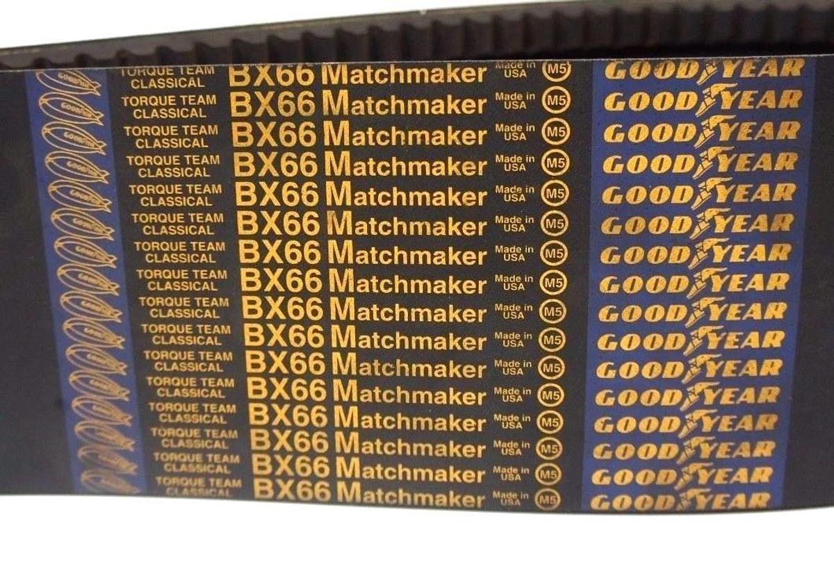 Used NEW GOODYEAR BX66 V BELT TORQUE TEAM CLASSICAL MATCHMAKER