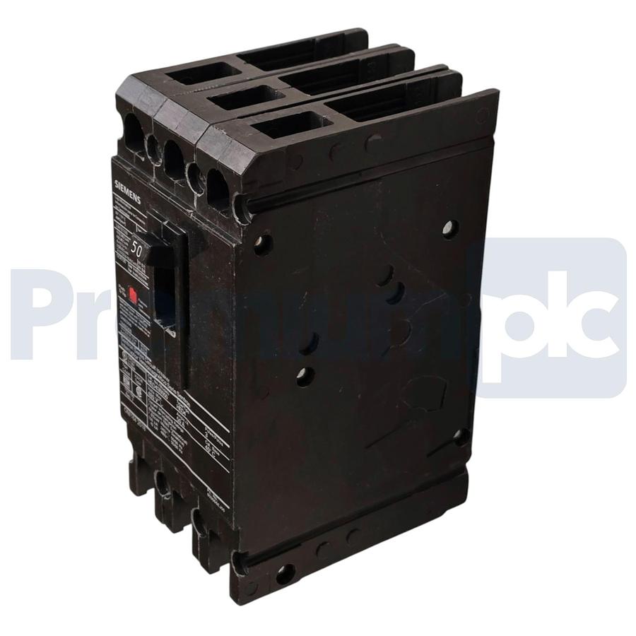 Used Siemens ITE HED43B050 Sentron ED Frame Circuit Breaker 50A 3-Pole 480V 42kA NSNP