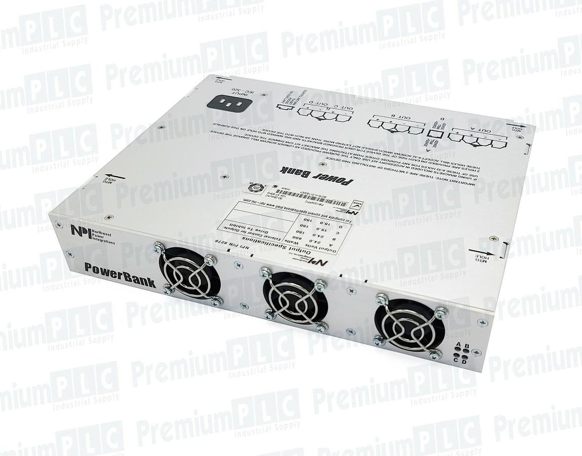 Used NPI PB1004PFC POWERBANK 4-OUTPUT 24V/15V 1000W AC/DC POWER SUPPLY P/N 8276 NEW