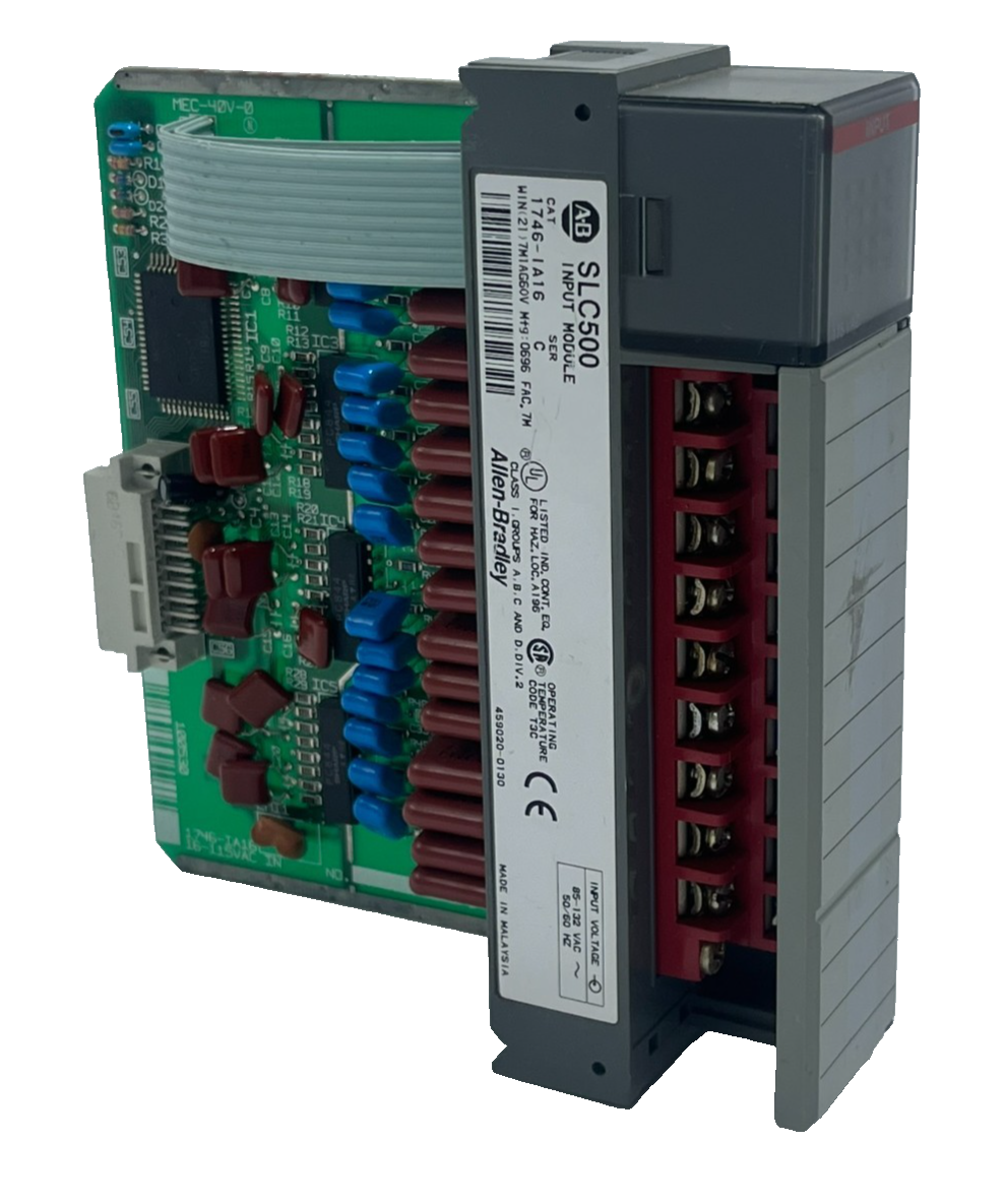 Used ALLEN BRADLEY 1746-IA16 SER C 16 Pt 120VAC Digital Input Module AB SLC 500
