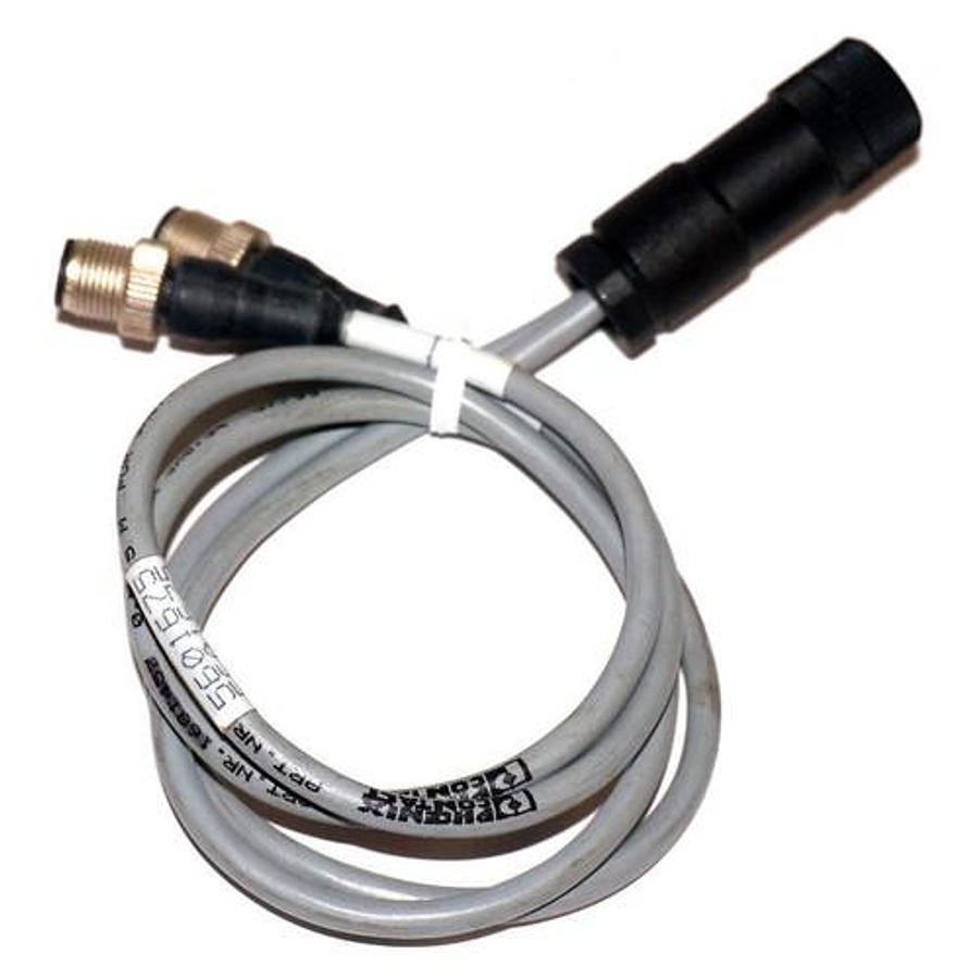 Used PHOENIX CONTACT 5601675 CABLE SAC-3P-M12Y/2X1.0-PUR/M12MS