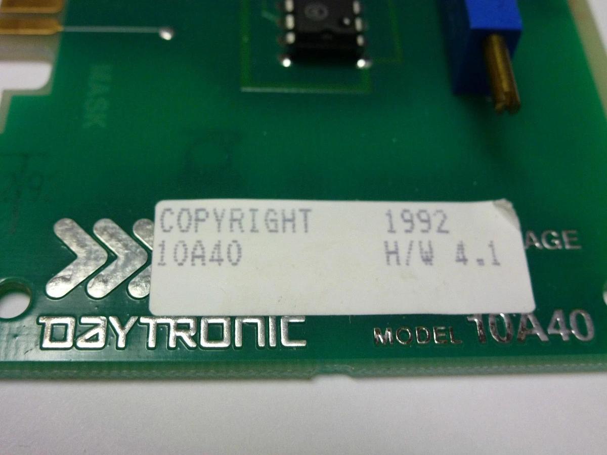 Used DAYTRONIC 10A40 H/W 4.1 PC BOARD FREQUENCY TO VOLTAGE CONDITIONER
