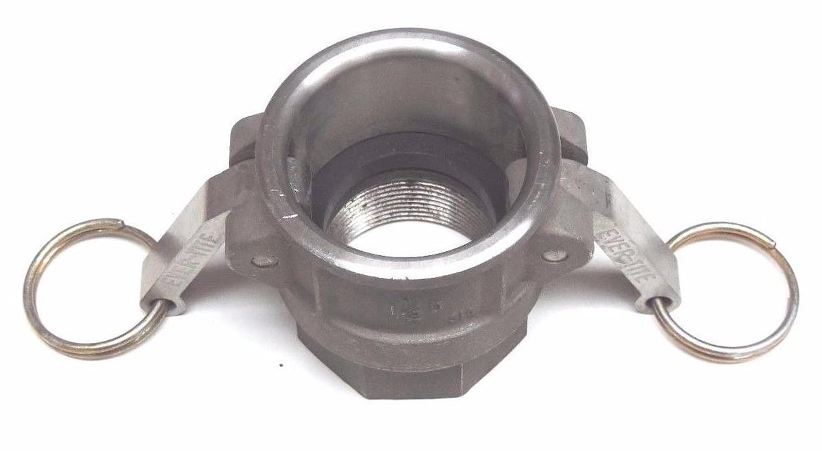 Used NEW EVER-TITE 1-1/2-D CAM AND GROOVE COUPLER 1-1/2"