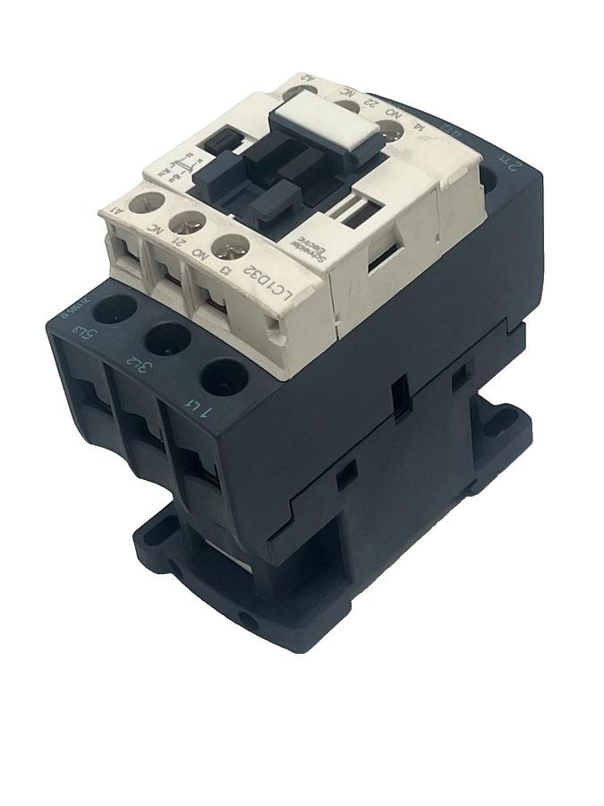 Used LOT OF 2 Schneider Electric LC1D32G7 32A 3‑Pole (3NO)  IEC Contactor 120VAC NSNP