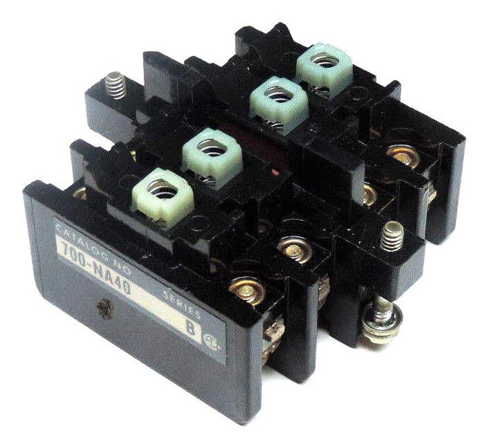 Used NIB ALLEN BRADLEY 700-NA40 FRONT DECK ASSEMBLY SER B 700NA40