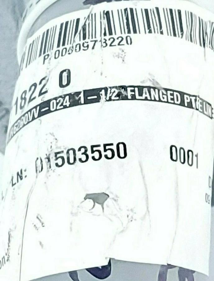 NEW EDLON CRANE A395-150 1-1/2'' FLANGED PTFE LINE ASTM F1545 PIPE R6290VV-024