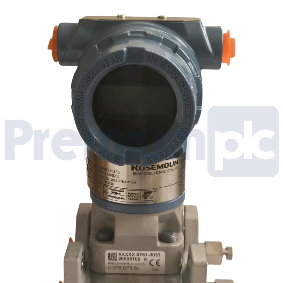 Used Rosemount 3051 Smart Pressure Transmitter 0-1000inH2O 3051CD3A03A1AH2B7E5M5L4
