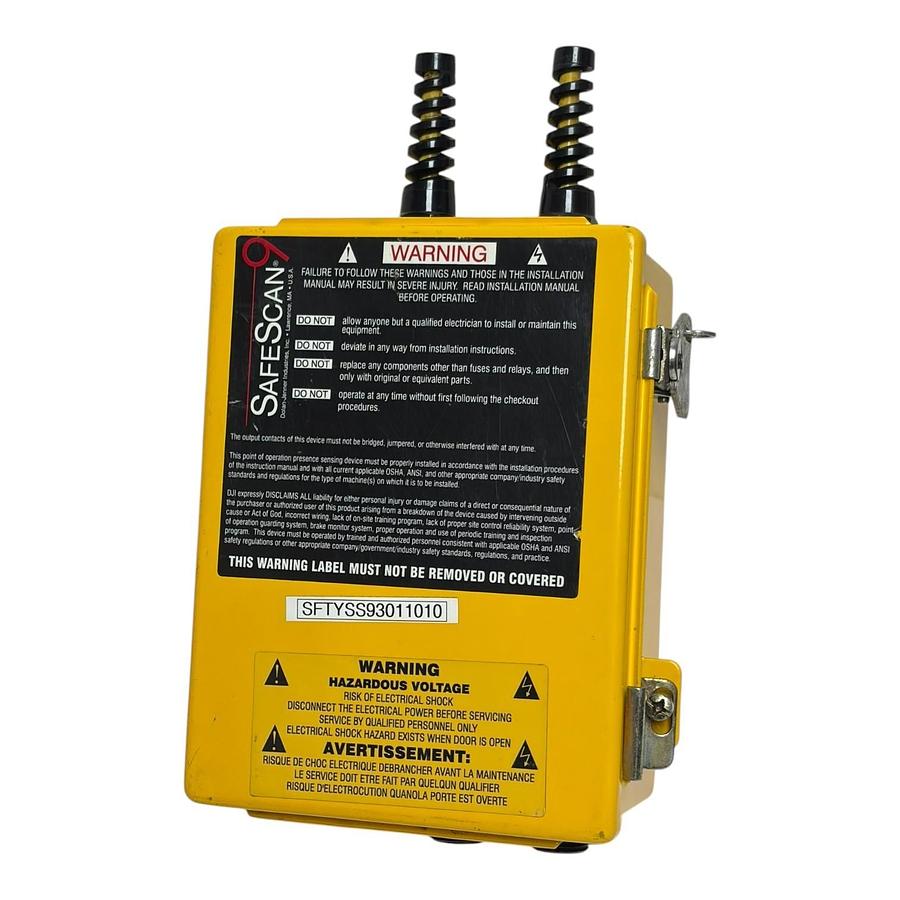 Used Dolan-Jenner SafeScan 9 Safety Light Curtain Controller SS930-11010 Cut Cables
