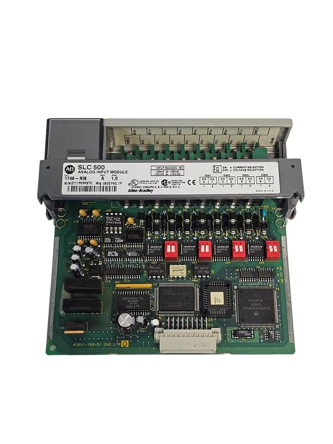 Used ALLEN BRADLEY 1746-NI8 SER. A FRN: 1.0 ANALOG INPUT MODULE 1746NI8