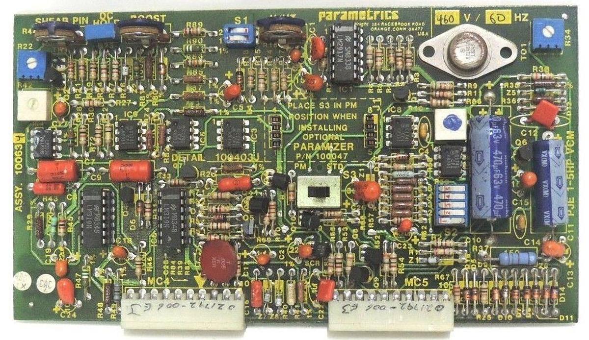 Used ABB PARAMETRICS ASSY. 100634 CONTROL CARD P/N: 100047, 100404E