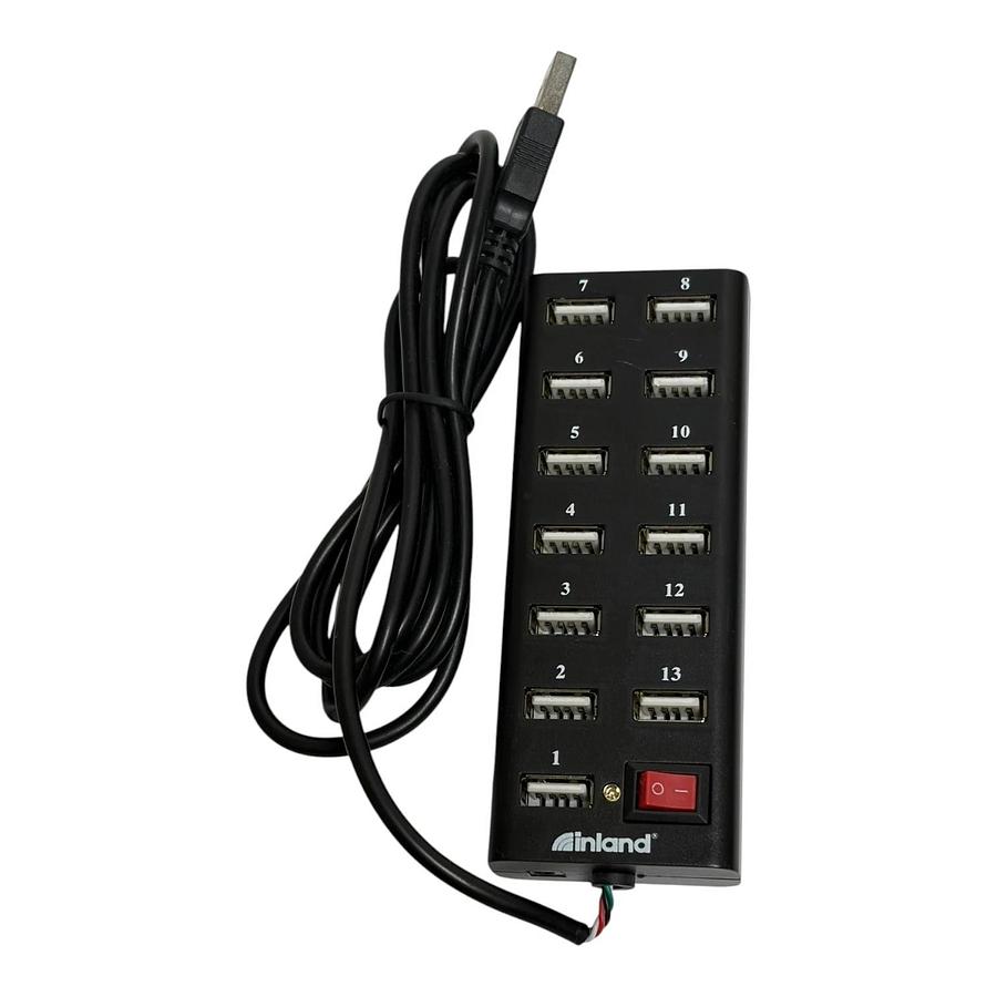 Used Lot of 3 High Capacity USB Hubs Plugable 10-Port Satechi 12-Port Inland 13-Port