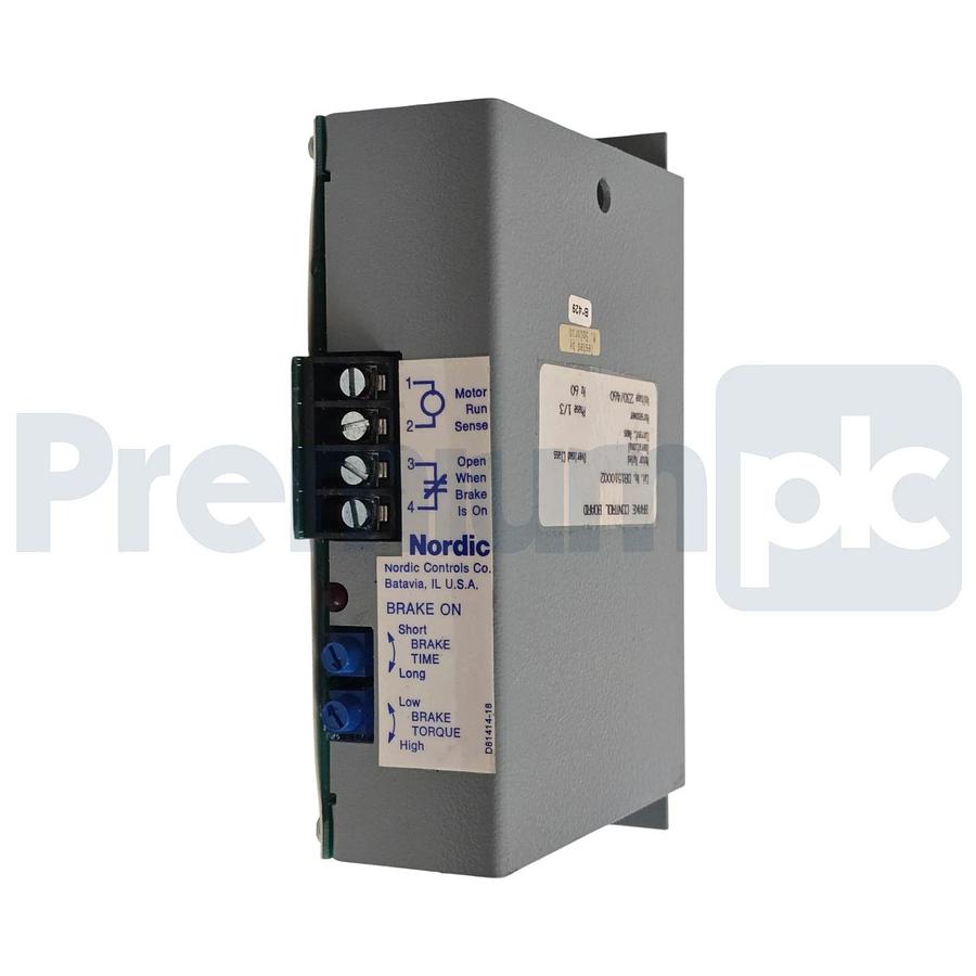 SIEMENS NORDIC CONTROLS D81510002 BRAKE CONTROL BOARD 230/460V 60HZ 1/3PH NSNP
