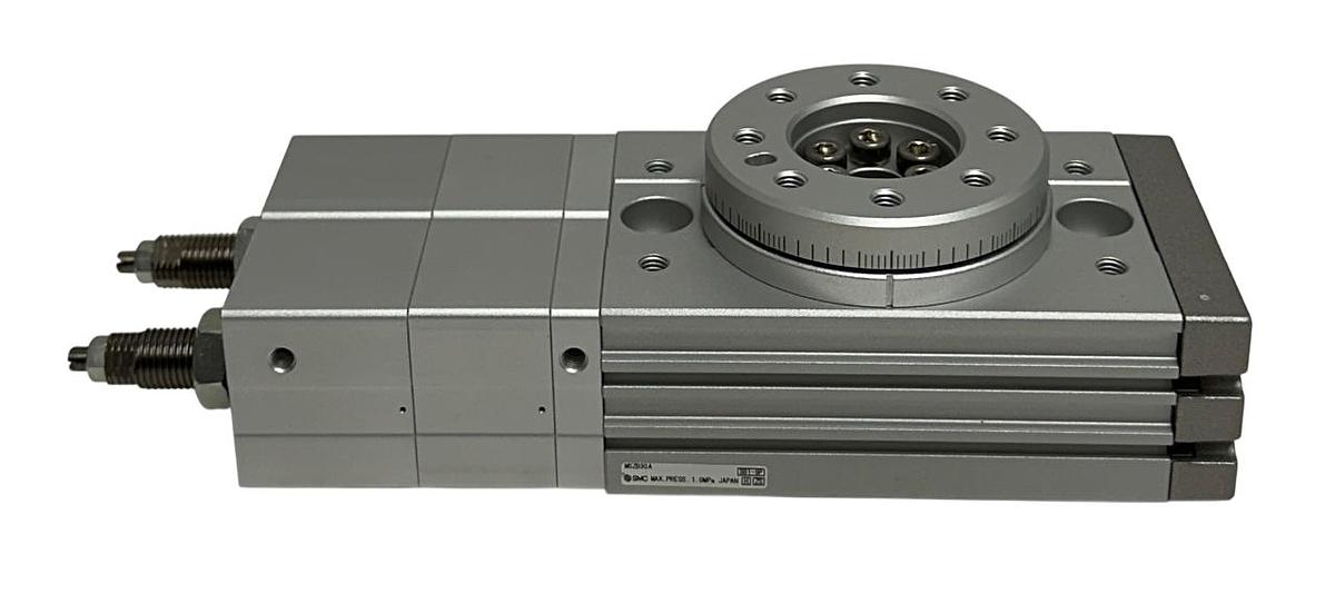 SMC MSZB30A 30mm MSQ 3-POSITION ROTARY ACTUATOR W/ TABLE MB SERIES BASIC NSMP