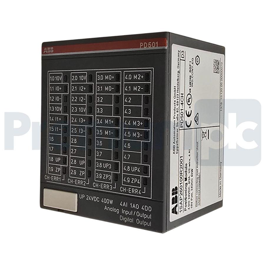 ABB PD501-4CH | 1SAP260100R2001 AC500 S500 I/O 4-Ch Positioning Module NSMP