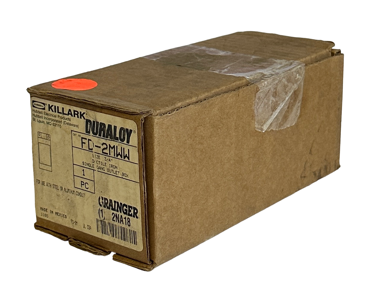 Used NEW KILLARK FD-2MWW / FD2MWW DURALOY SINGLE GANG OUTLET BOX 3/4'' 2NA18
