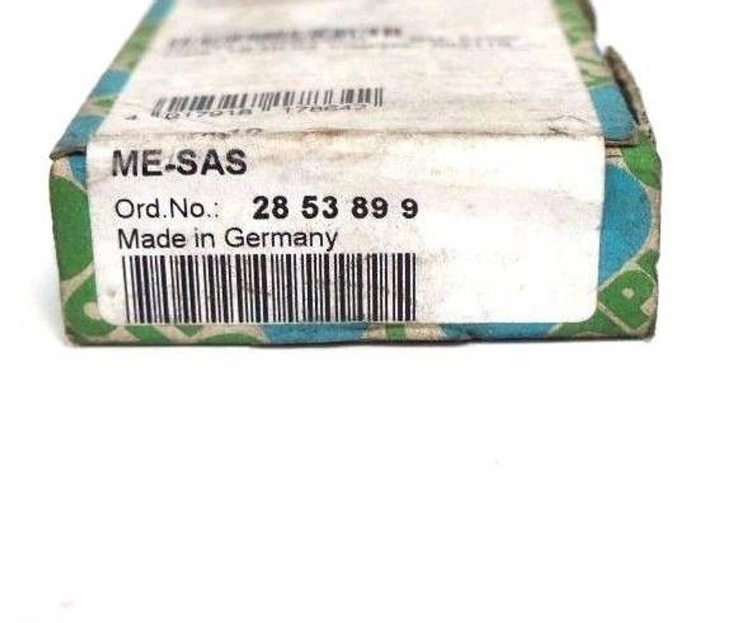 Used BOX OF 11 NEW PHOENIX CONTACT ME-SAS CONNECTOR CLAMPS ORDER NO. 2853899