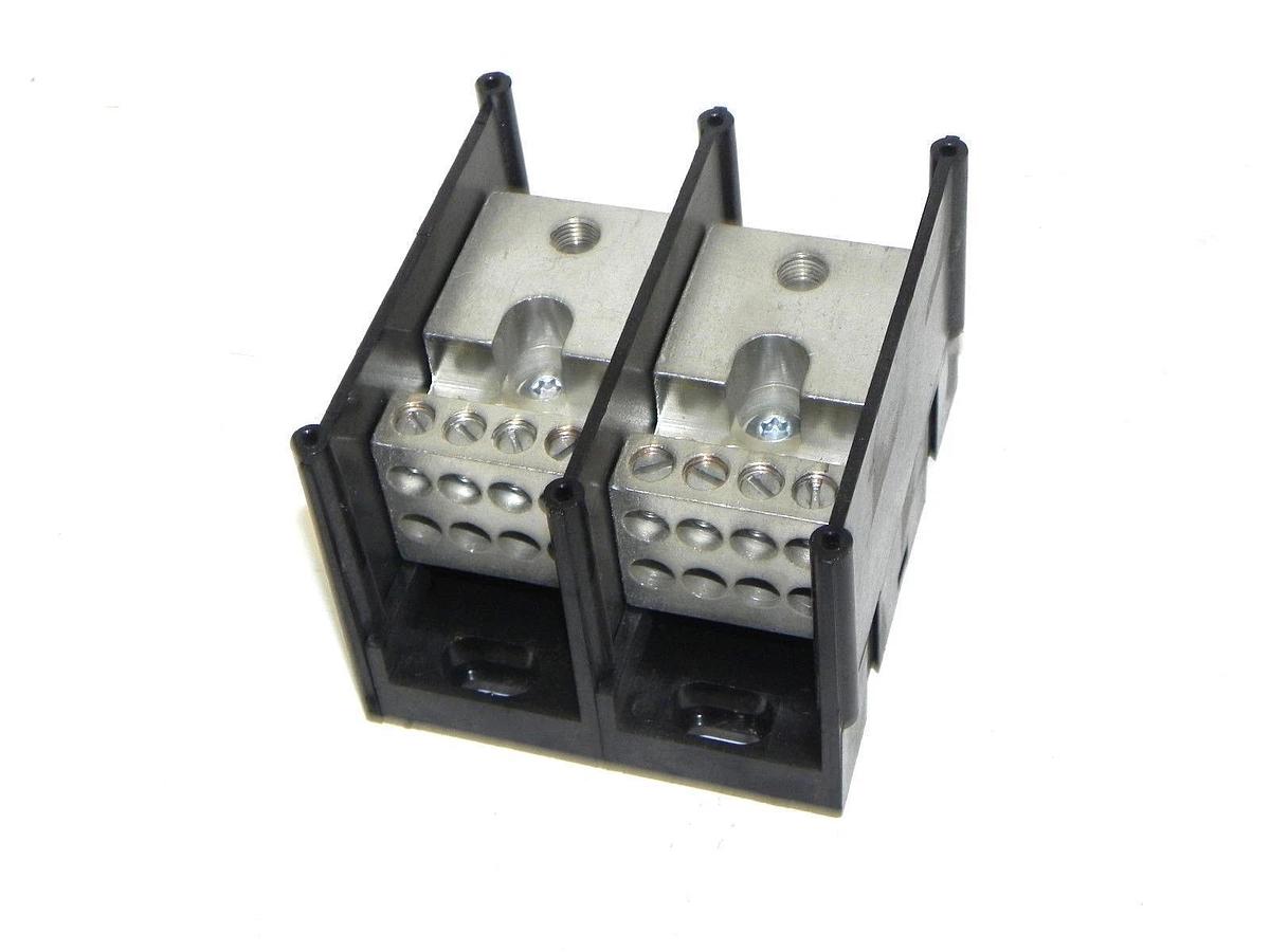 Used GOULD SHAWMUT 66582 POWER DISTRIBUTION BLOCK 2POLE