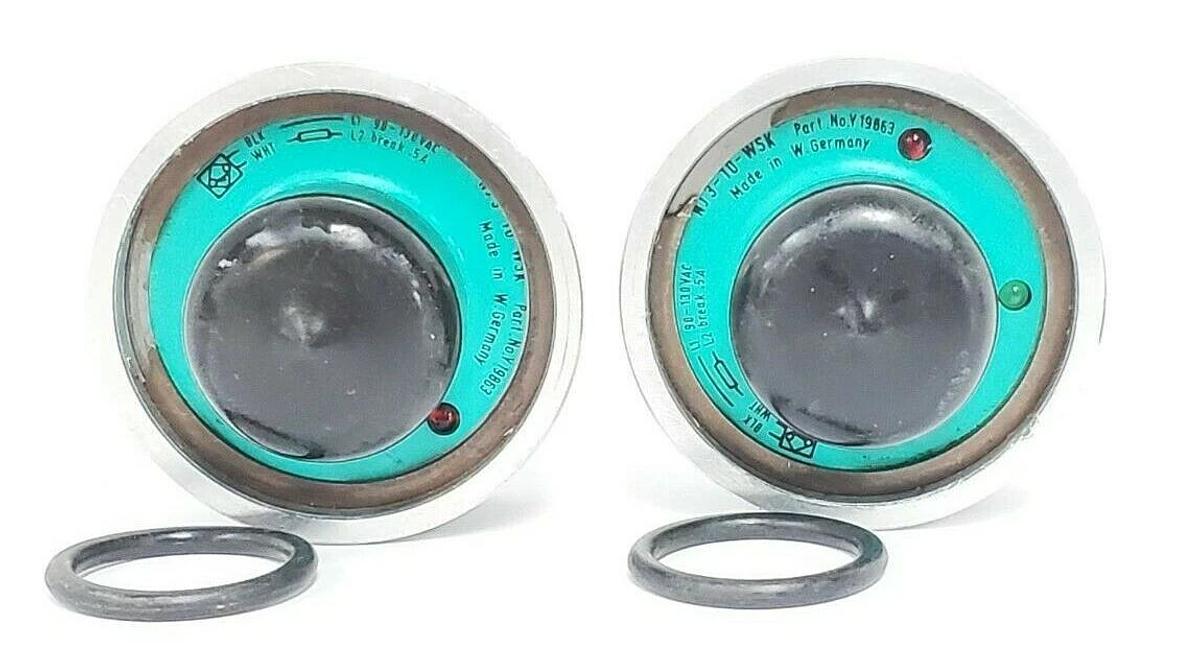 Used LOT OF 2 PEPPERL & FUCHS NJ310WSK PROXIMITY SENSORS V19B63
