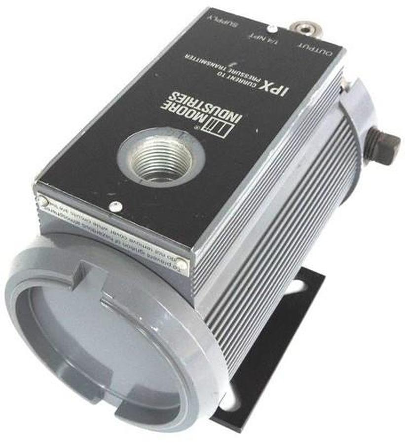 Used MOORE CURRENT TO PRESSURE TRANSMITTER IPX/4-20MA/3-15PSIG/20PSI/20PSI/-PTJ/[EXI]