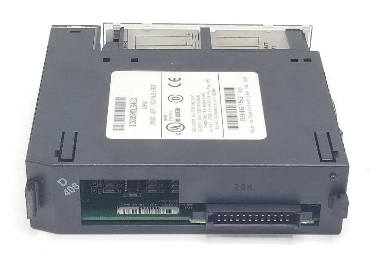 Used GE FANUC IC693MDL646D INPUT MODULE 24VDC, 16PT, IC693MDL646