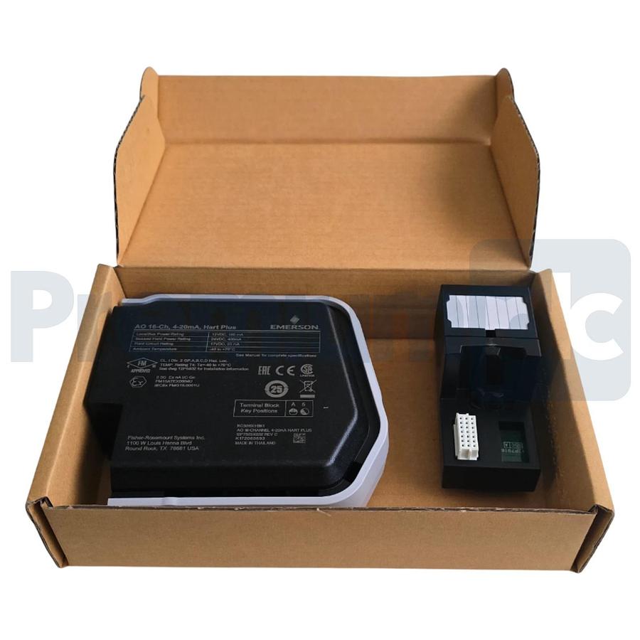 Emerson DeltaV SE4055S2B5 AO Plus Card 16CH 4-20mA HART 12P7669X032 KC3011X1-BK1