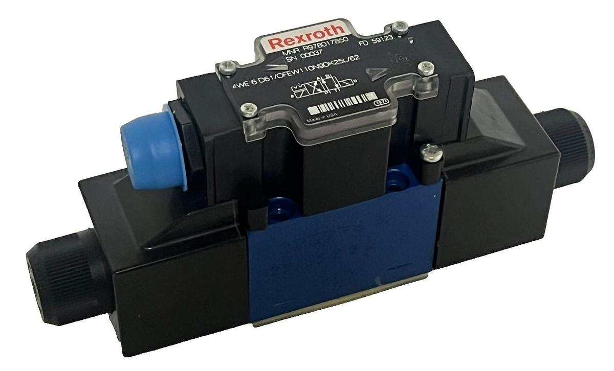 Bosch Rexroth R978017850 Directional Spool Valve - 4WE 6 D62/OFEW110N9DK25L/62
