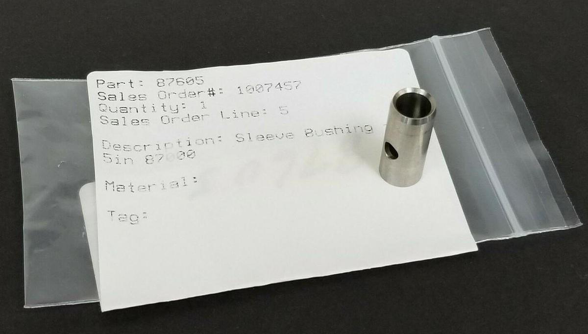 Used NEW BAUMANN 87605 BUSHING SLEEVE 5in 87000