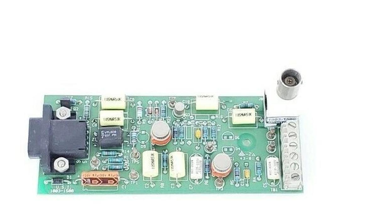 Used U.S.I. 1003-1500 PCB BOARD 10031500, 95-598 REV. 1