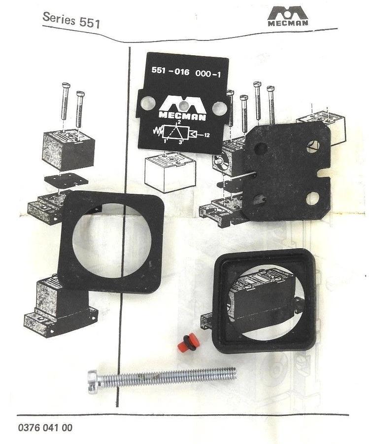 NEW MECMAN 551-016-000-1 VALVE ACCESSORIES 551-016 000-1