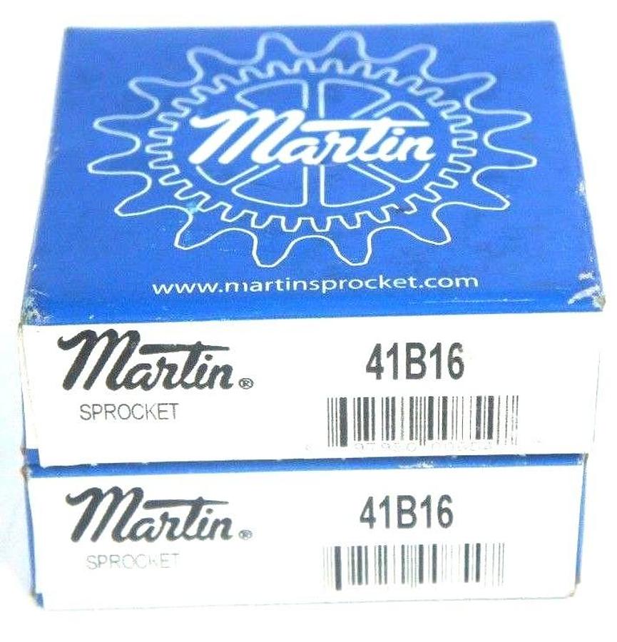 Used LOT OF 2 FACTORY SEALED MARTIN 41B16 ROLLER SPROCKETS
