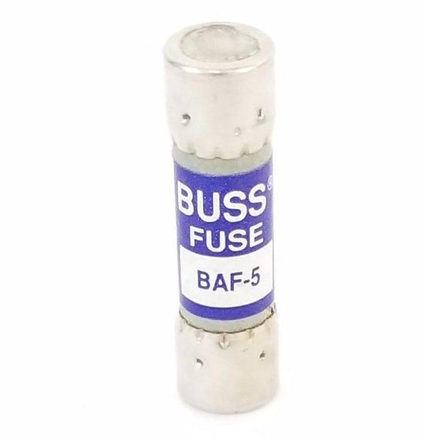 NEW COOPER BUSSMANN BAF-5 BUSS FUSE BAF5, 5AMP, 250V