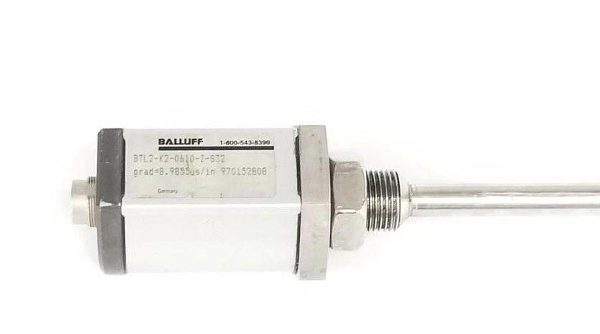 Used BALLUFF BTL2-K2-0610-Z-S32 POSITION SENSOR GRAD=8.9855us/in 970152808 31-1/2 OAL