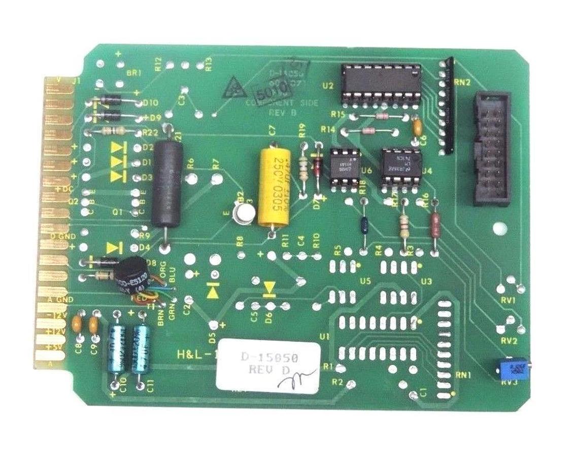 Used KB ELECTRONICS D-15050 CONTROL CARD D15050 REV. D, D-14856, 609-071 REV. B