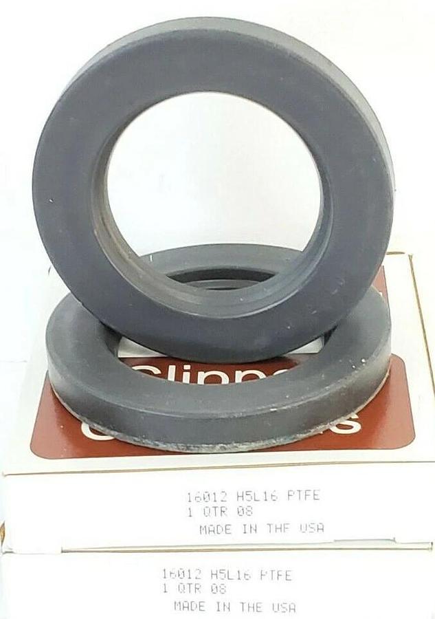 Used LOT OF 2 NIB PARKER 16012-H5L16 PTFE CLIPPER OIL SEALS 160604 16012H5L16
