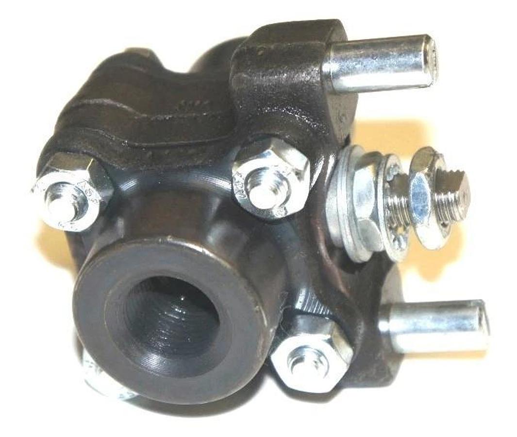 Used WORCESTER 3/8-4446PMSE-R2 BALL VALVE BODY CS TRIM SS MAX TEMP:500F 3/8" NPT