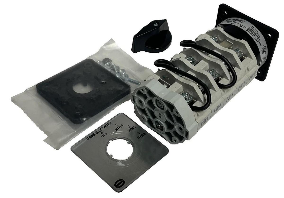 Electroswitch KW40-909A1-2 | KW40 Cam-Action Rotary Switch | 40A 600VAC | NSMP