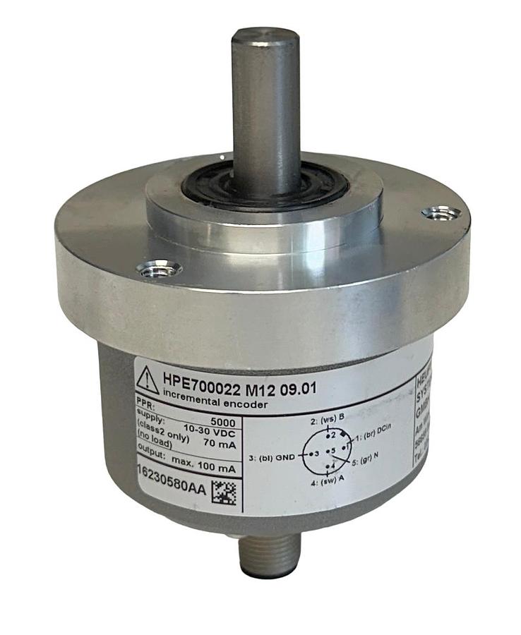Used NEW HEUFT HPE700022 M12 09.01 EBI INCREMENTAL ENCODER 10-30VDC 5000PPR 70mA NSMP